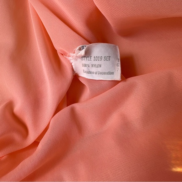 Vintage Coral nightgown twinset peignoir by Gossard.EUC. - Picture 7 of 10